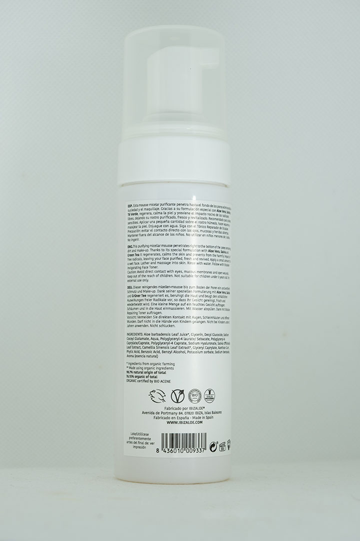 MOUSSE MICELAR PURIFICANTE FACIAL 150 ml - Imagen 7