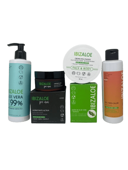 Cesta Regalo Productos de Aloe Vera Hombre