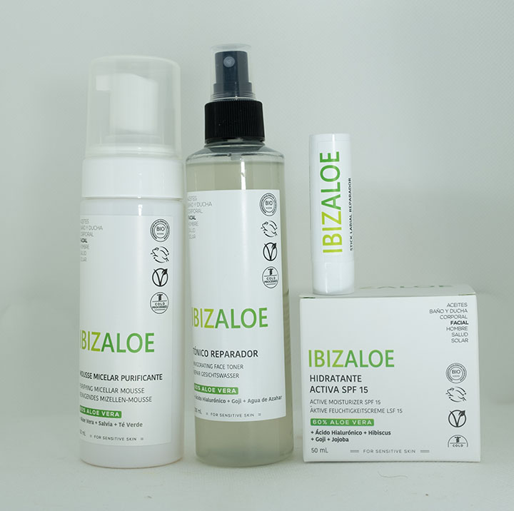 Cesta Regalo Productos de Aloe Vera Rutina Facial - Imagen 2
