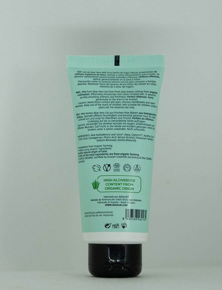GEL PURO ALOE VERA 99 % de hojas frescas 100 ml - Imagen 4