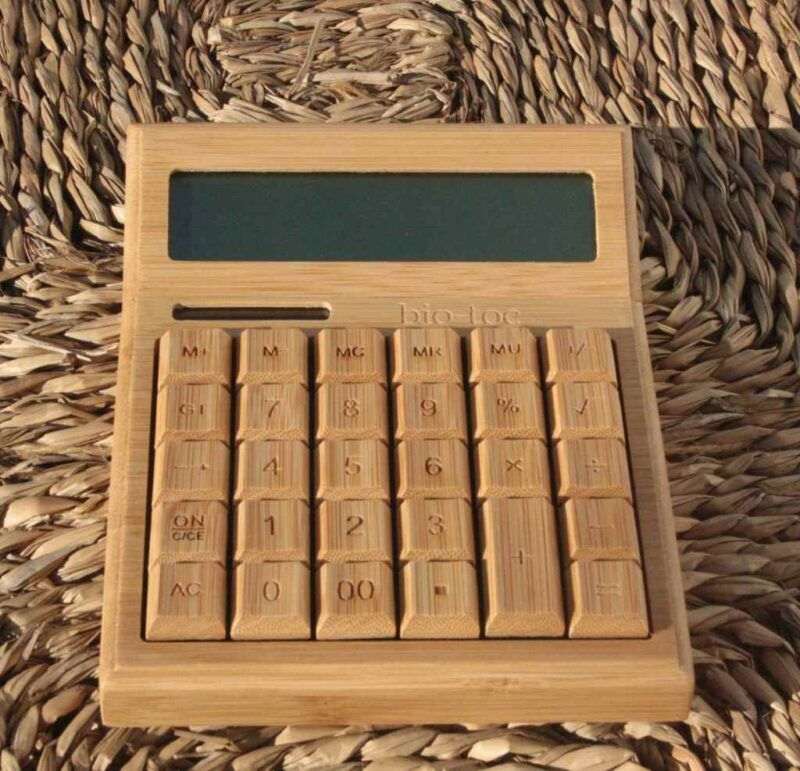 large bamboo calculator