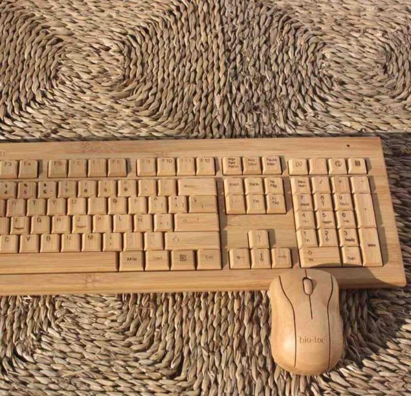 Bambus-Maus-Tastatur-Kit