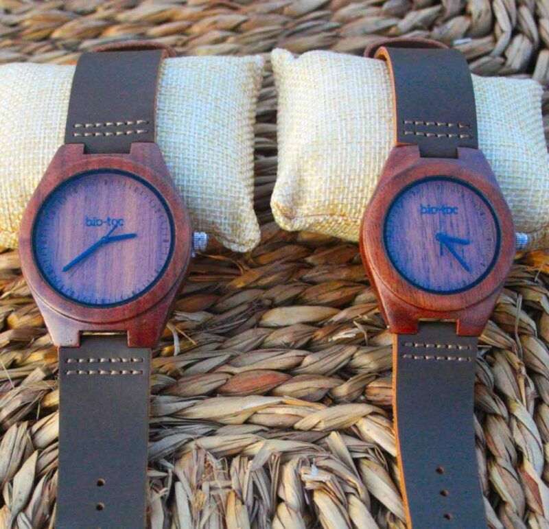 pak houten horloge indiana vrouw - man 1