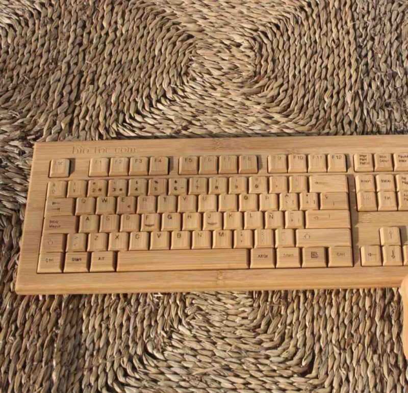 teclados de bambu