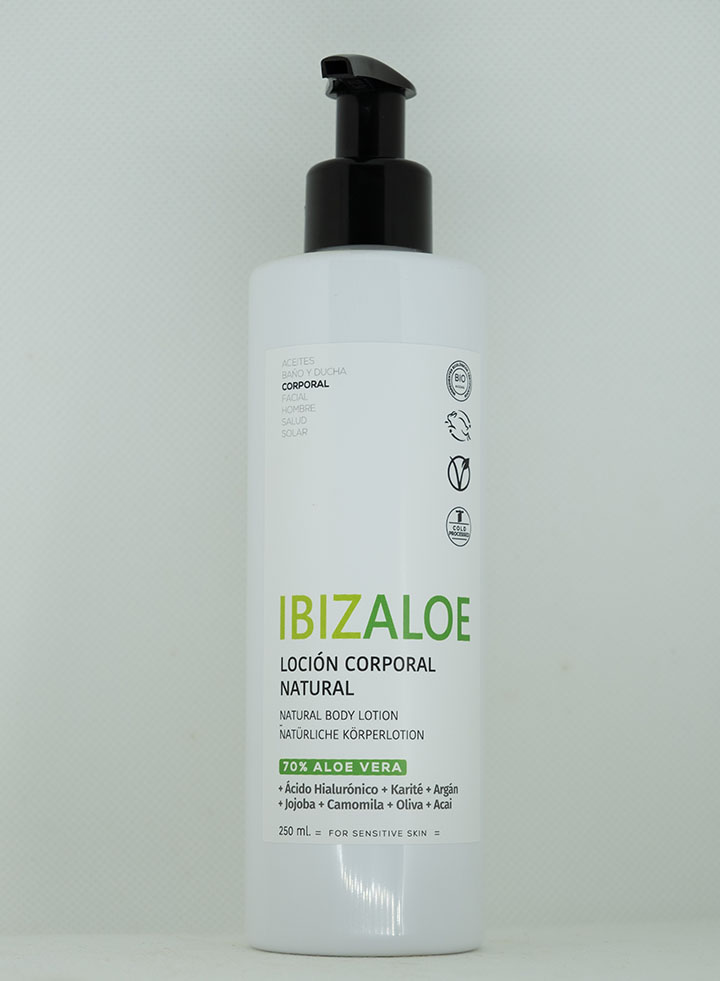 LOCIÓN CORPORAL NATURAL ALOE VERA 250 ml - Imagen 9