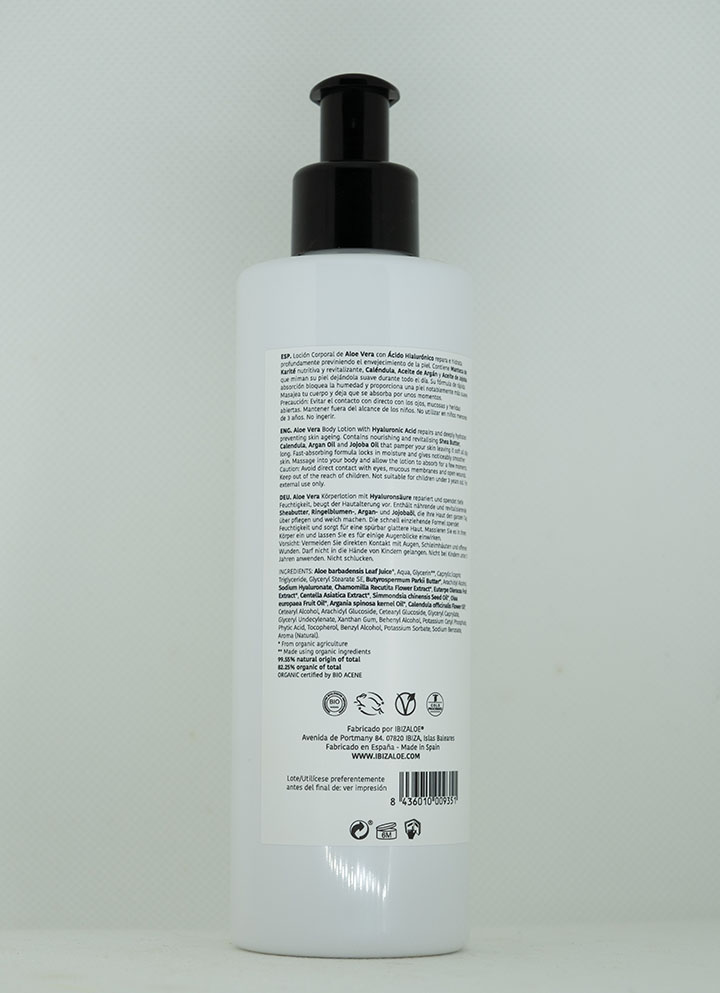 LOCIÓN CORPORAL NATURAL ALOE VERA 250 ml - Imagen 7