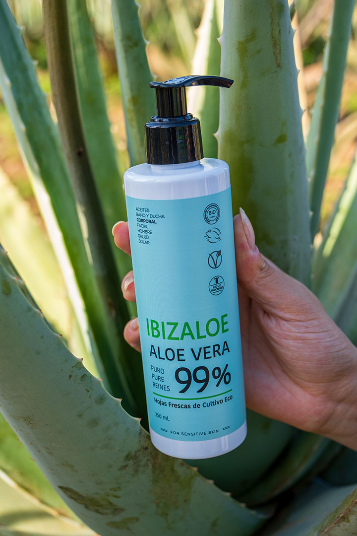 Gel Puro Aloe Vera 99 % de hojas frescas 250 ml - Imagen 3