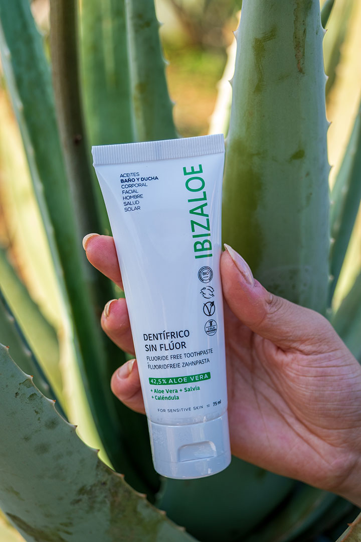DENTÍFRICO DE ALOE VERA SIN FLUOR 75 ml - Imagen 2