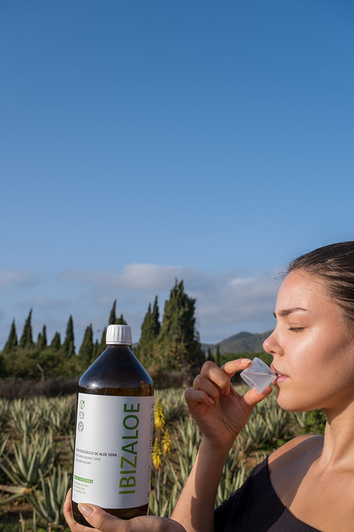 Jugo Ecológico Aloe Vera 99,98 % 1 Litro. Cristal - Imagen 3